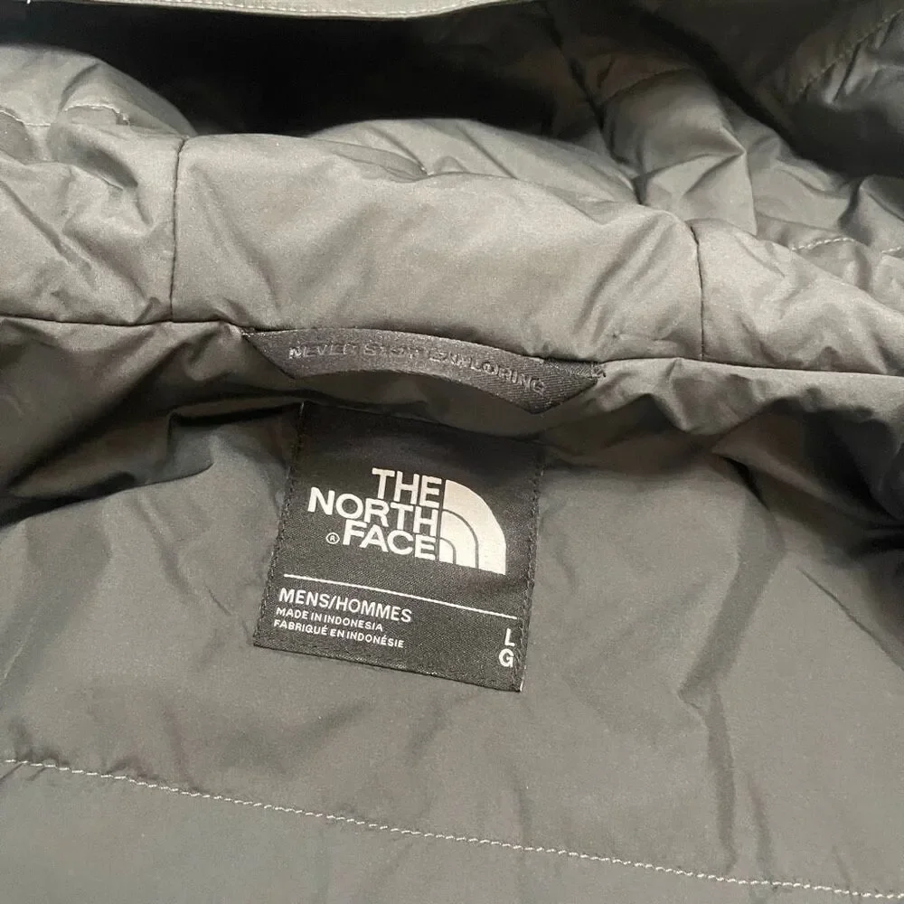 The North Face Men’s Grey Windbreaker Jacket Size Large